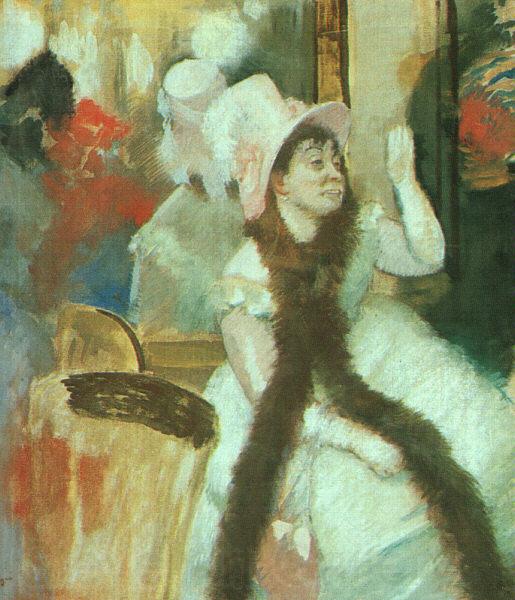 Edgar Degas Portrait after a Costume Ball Norge oil painting art